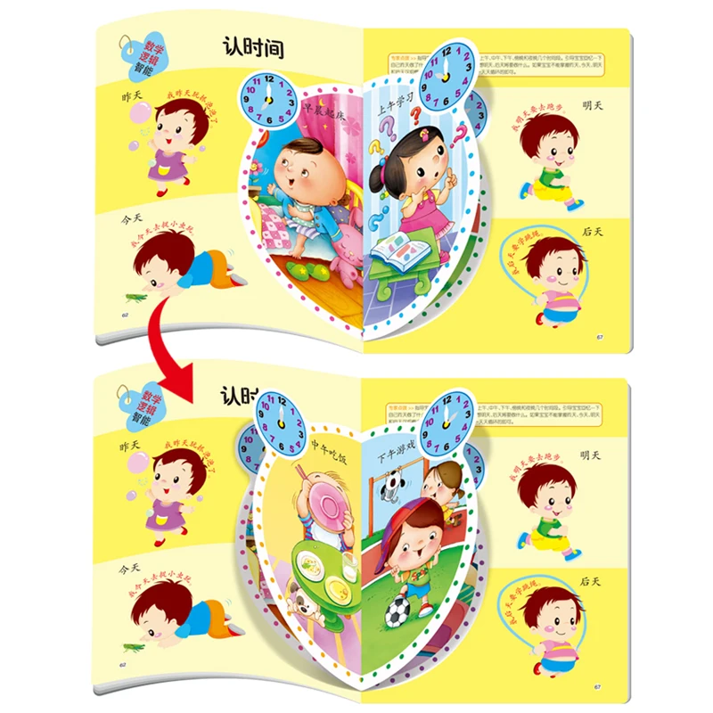 Jeu de Puzzle pour enfant, livre d'images, I am 3 ans, développement du cerveau gauche et droit, nouveau modèle pièces/ensemble