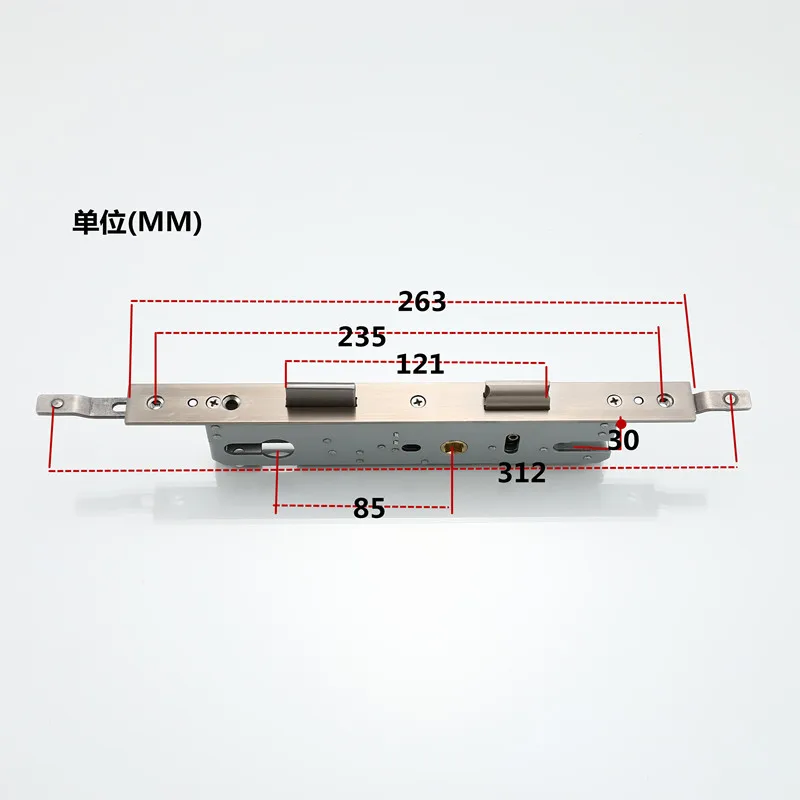 Door Lock Stainless Steel Hardware  Accessories Lock Body 85X30 Multipoint Door Lock Body Lockcase Fittings