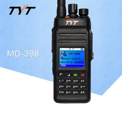 Walkie-talkie Digital TYT MD398 aplicable, resistente al agua IP67, Radio bidireccional de alta potencia, transceptor de Radio Ham de 10W