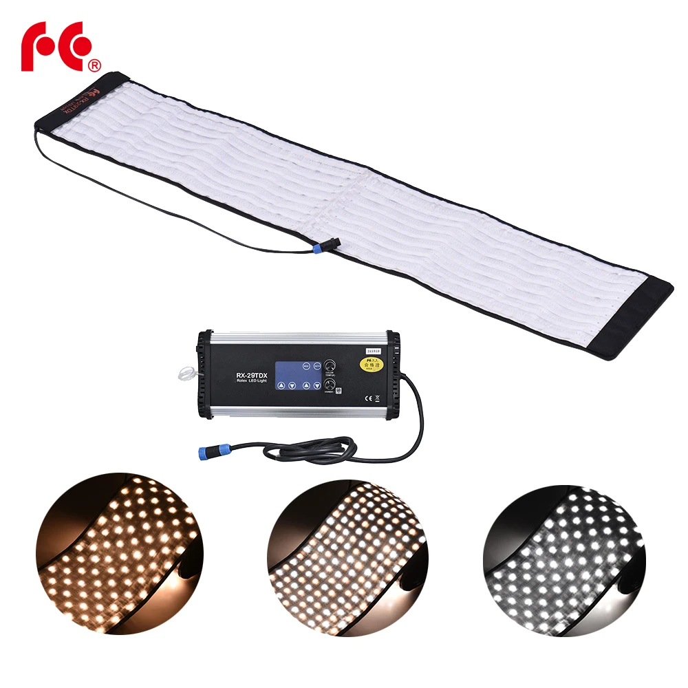 Falcon Eyes RX-29TDX 100W Roll Flex LED Mat Fill-in Light Panel Bi-Color 3000K-5600K CRI95 for Photo Video Studio Photography