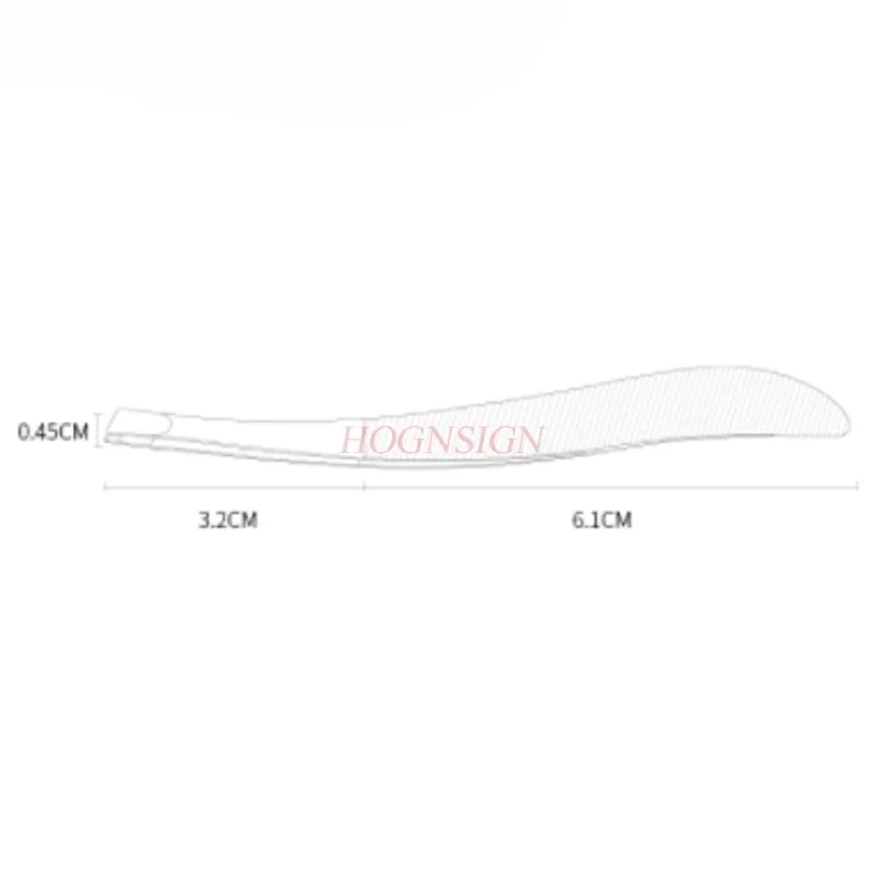 Clip per sopracciglia Pinzetta per trucco obliqua in acciaio inossidabile Clip per sopracciglia Pinzette Bocca sottile Strumento per trucco appropriato Vendita di pinze