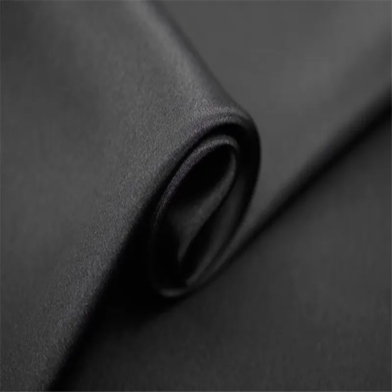 3 Meters 40 Mm Heavy Silk Crepe De Chine Fabric 100% Mulberry Silk 114 Cm Width Black Natural White Colors Sample Testing