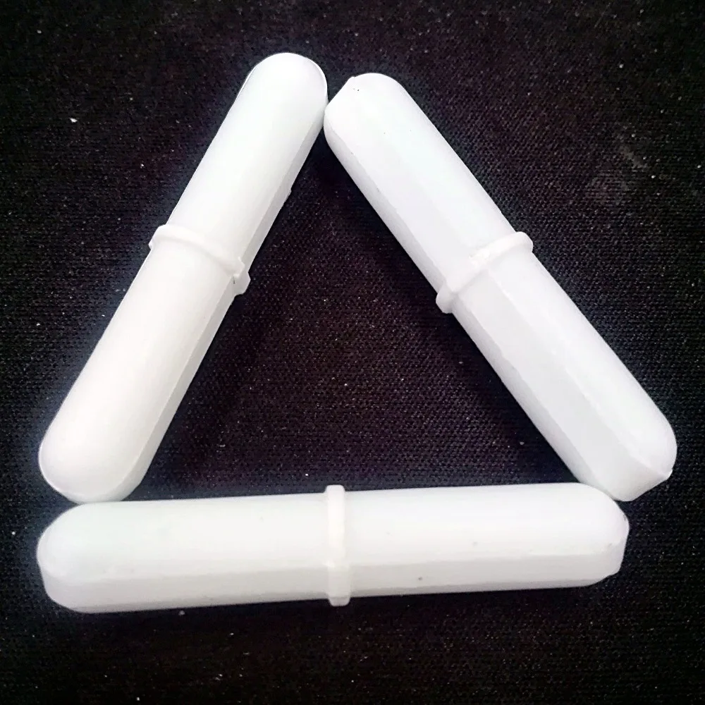 B9x45mm Labor Magnetrührer Mixer Rührstäbe PTFE Rührstab, 10 Stück