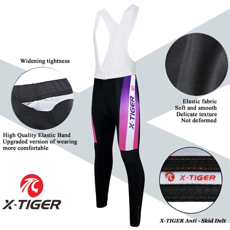 X-Tiger Women Autumn Breathable Cycling Clothing/MTB Bicycle Wear Ropa Ciclismo/Race cycling Clothes/Bike Cycling Jersey Set