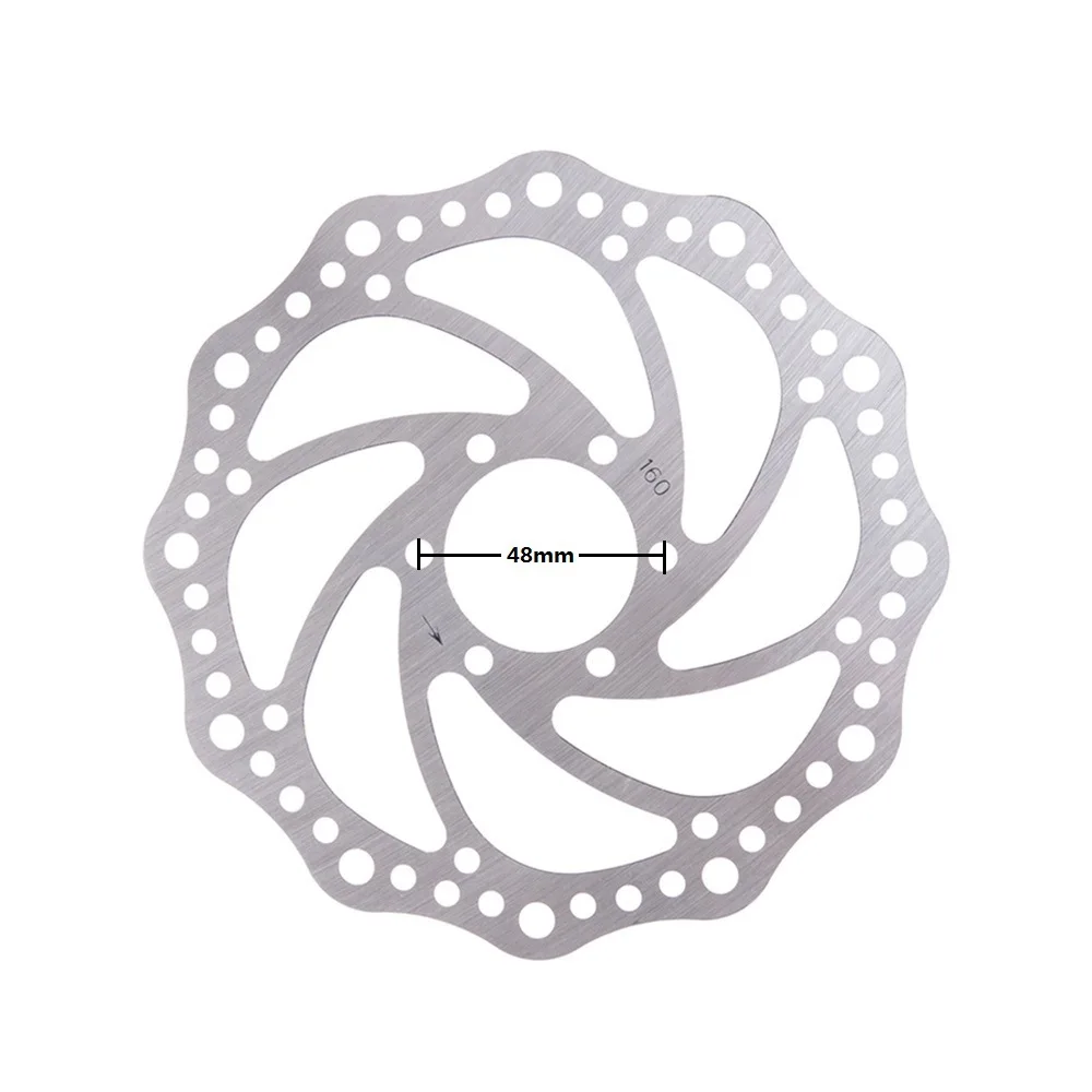 ZTTO MTB Bike Threaded Hub Disk Disc Brake Rotor Mountain bicycle 6 Bolts Flange Adapter Freewheel Cycling 160mm 48mm Rotor