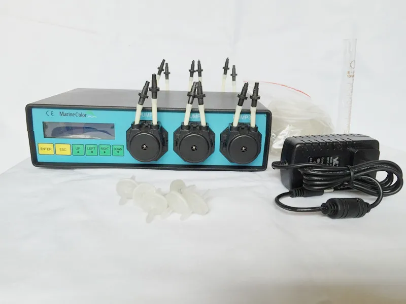 Marine Color Dosing peristaltic pump MCD-6 6 channel pumpheads,reef coral tank