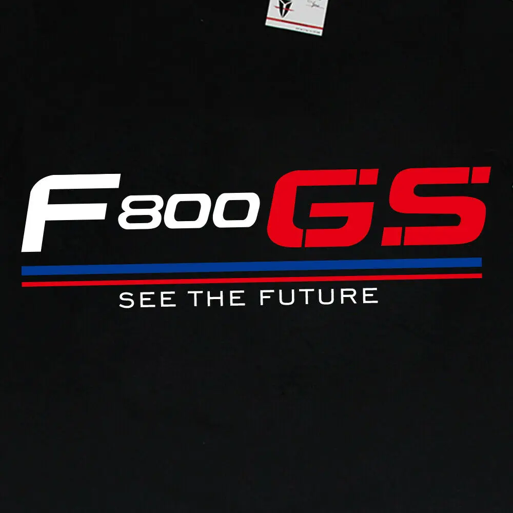 F800Gs F800 Gs Motorcycle 100% Cotton Casual Short Sleeve O-Neck T Shirt Newest 2019 Fashion Summer Cotton Fashion Men T Shirts