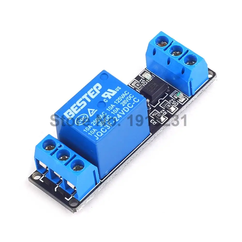 1 Channle 24V Relay Module Relay Expansion Board 24V Low level Trigger Relay Module for Arduino