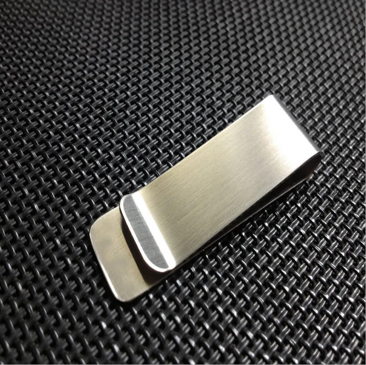 New High Quality Stainless Steel /Silver  New Slim Pocket Cash ID Credit Card Cash Dollar Holder Small Mini Magic Money Clip 40