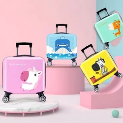 Meisje & Jongen Cartoon Rollende Bagage Kinderen Anime Trolley Koffers Op Wiel Kids Travel Bagage Student Carry Op School Bagage