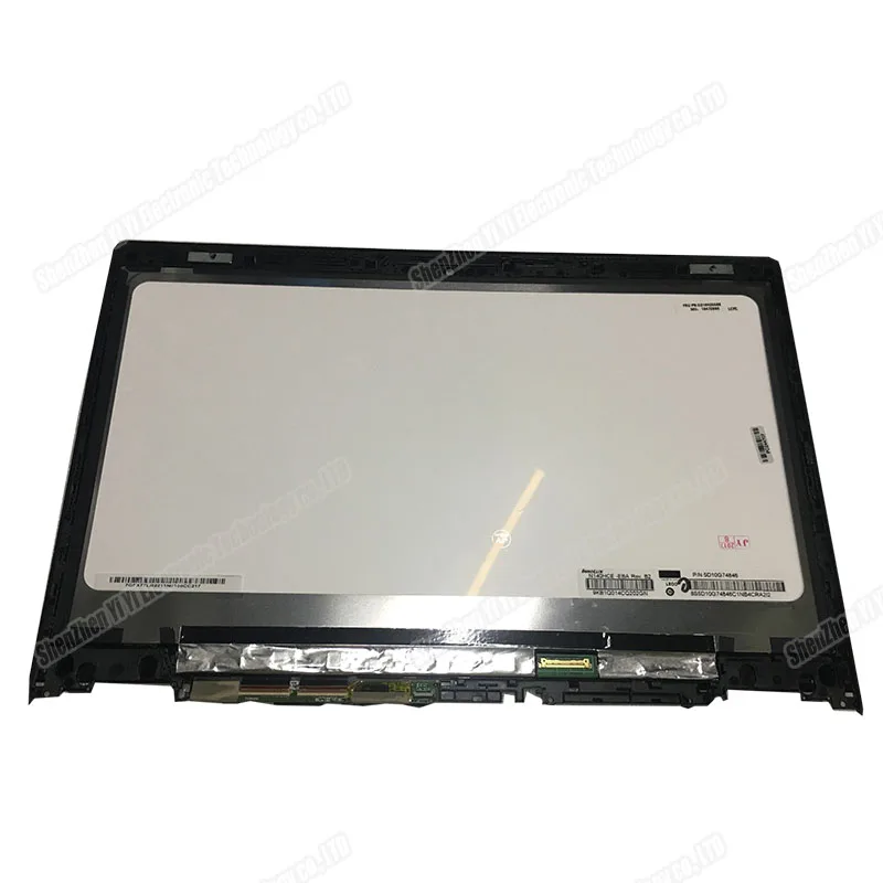 para Lenovo Yoga 14 80jh 80qd 14 1920*1080 Tela de Toque do Portátil Lcd Digitador Assembléia Display com Moldura Quadro Yoga 70014isk
