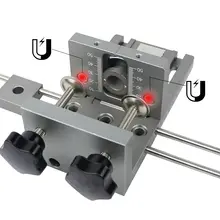 Woodworking puncher with adjustable guide #4