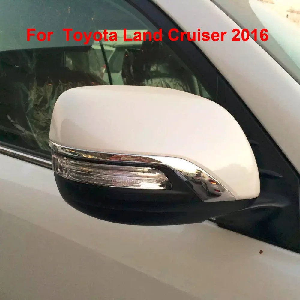 2016-2020 Rearview Side Mirror Cover Trims For Toyota Land Cruiser V8 LC200 Accessories