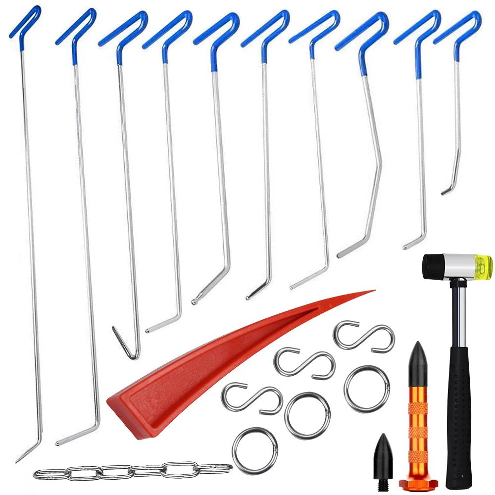 

Furuix Paintless dent removal tools kit Dent repair set kit tools rods car repair