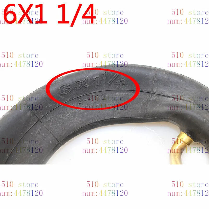 New 6 x 1 1/4 Inner Tube for Electric & gas Scooter 6x1.25 inner tube for Electric Scooter EasyRider FX1 FX2 Giggle Wheelchair