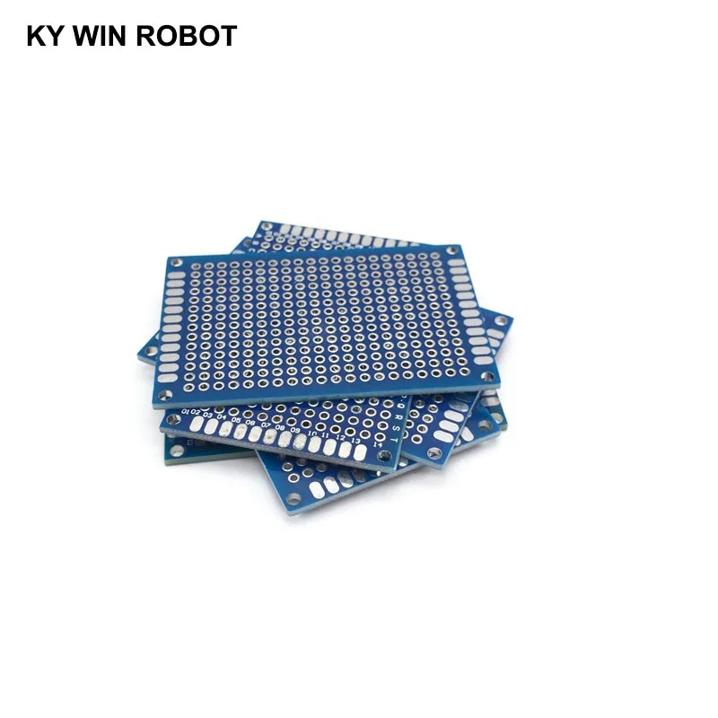5pcs 4x6cm 40x60 mm Blue Double Side Prototype PCB Universal Printed Circuit Board Protoboard For Arduino