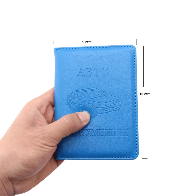 Funda de cuero PU para licencia de conducir, bolsa de documentos de conducción de coche, portatarjetas de crédito, estuche de tarjeta de