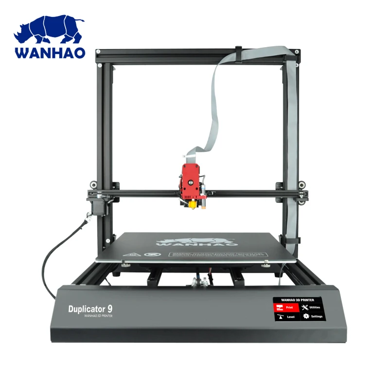 2018 New 400*400*400mm Big Size WANHAO factory desktop FDM / FFF large format D9 300 3D printer  With Auto Leveling for sale