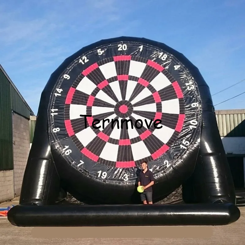 Freccette da calcio gonfiabili giganti in PVC, gioco di freccette da calcio gonfiabili, tavoli gonfiabili per freccette grandi