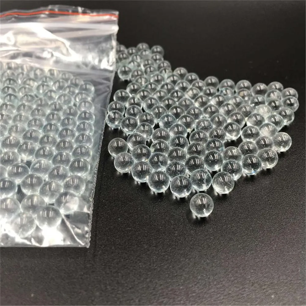 200pcs 6mm Pinball Glass Ball  Use for shooting  Extra Hyaline Glass BB Bullets Ball Circular Particle Pellets Hunting