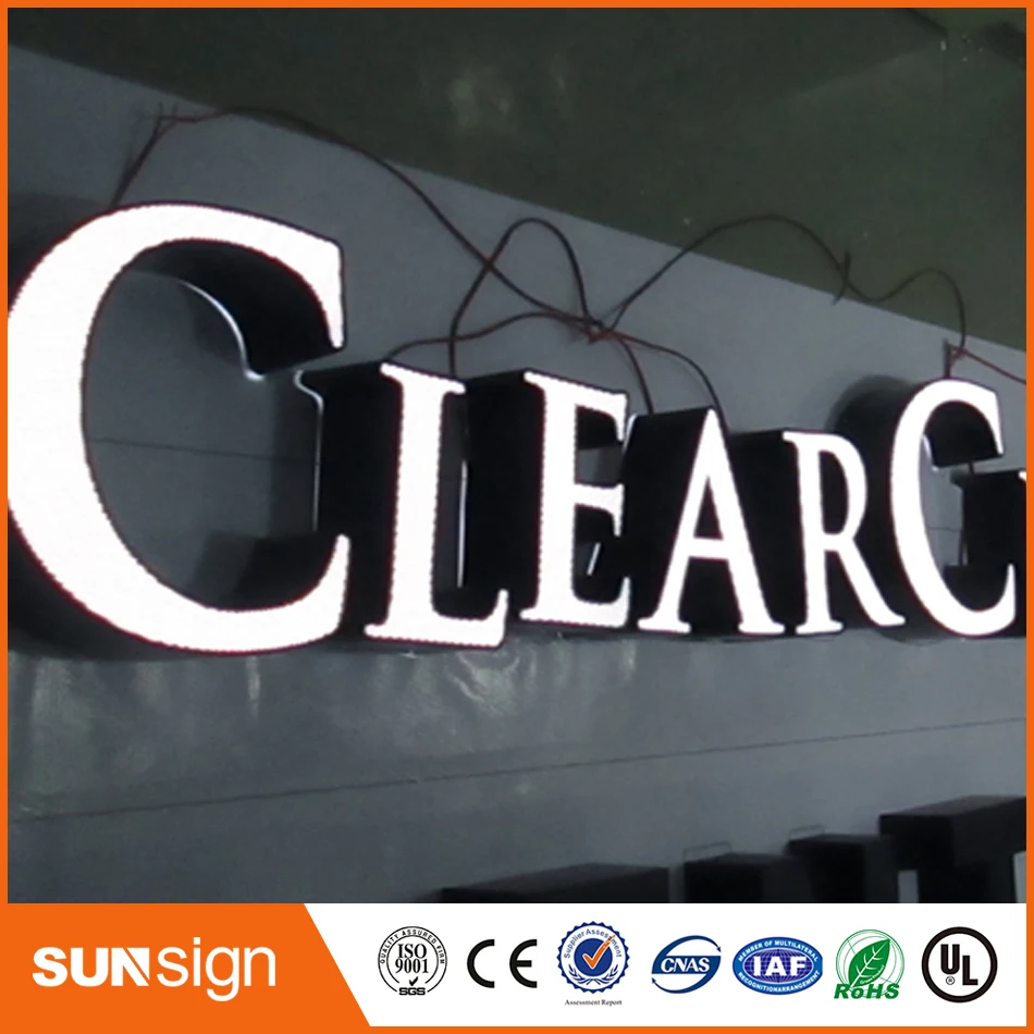 China professional manufacture frontlit led advertising signage