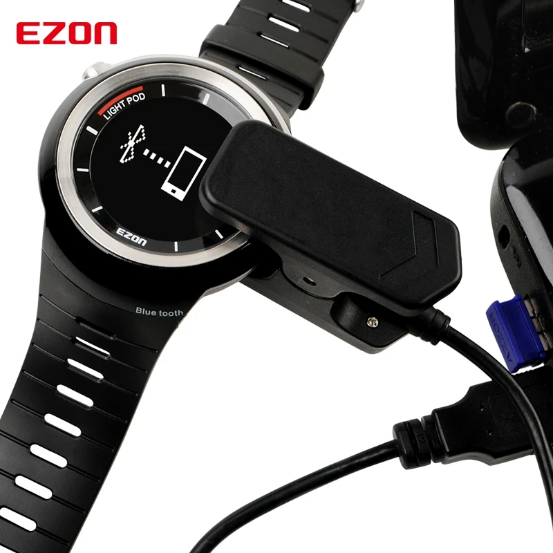 EZON Sport Watch Original Charger USB Cable Black for T031 S2 G2 G3 T907 T043