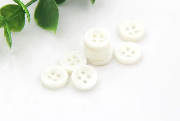 HOT!!! 100 pcs/lot 11mm fashion natural White mother of pearl shell button with 4 holes bowl shirt button Sewing Buttons