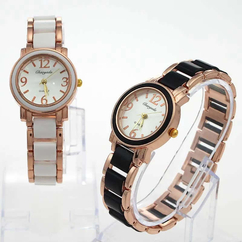 

Women Rose Gold Round Casual Reloj Quartz Wristwatches Women Watch Female Bracelet Fashion Relogios Watch with Gift Box O42