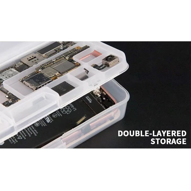 Multi Functional Mobile Phone Repair Storage Box For IC Parts Smartphone Opening Tools Collector