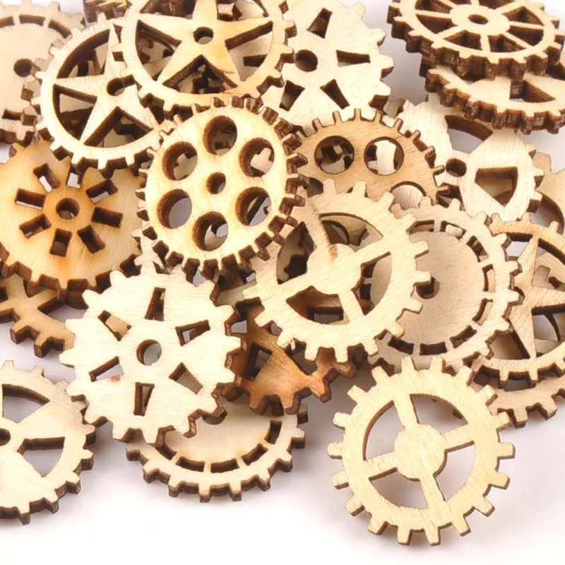 50 sztuk 24mm naturalne niedokończone drewniane koło kształt koła dla ręcznie robione DIY rzemiosło plastry drewna ozdoba Scrapbooking Home Decor m1683