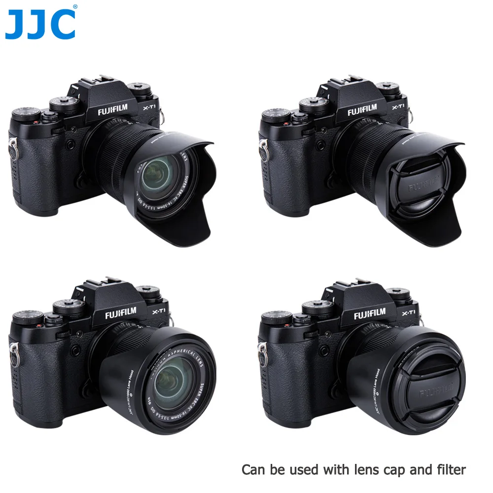 JJC Bayonet Lens Hood Shade for Fujinon XC 16-50mm F3.5-5.6 OIS II Lens on Fujifilm X-T200 X-T100 X-A7 X-T30 X-T20 X-T10 Camera