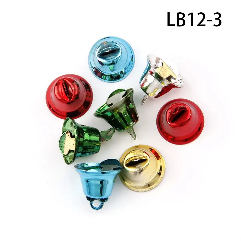 10PCS Colorful Metal Jingle Bells  Loose Beads Festival Party Decoration/Christmas Tree Decorations/DIY Crafts Accessories