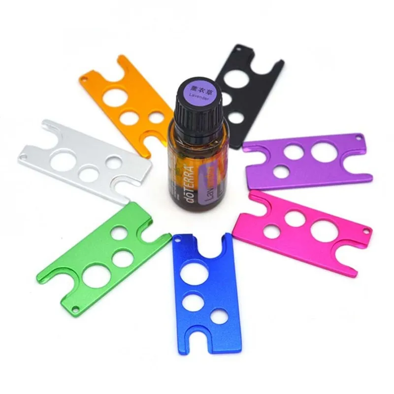 300pcs/lot Aluminium alloy Essential Oils Bottle Opener Key Tool Remover For Roller Balls And Caps On Most Bottles