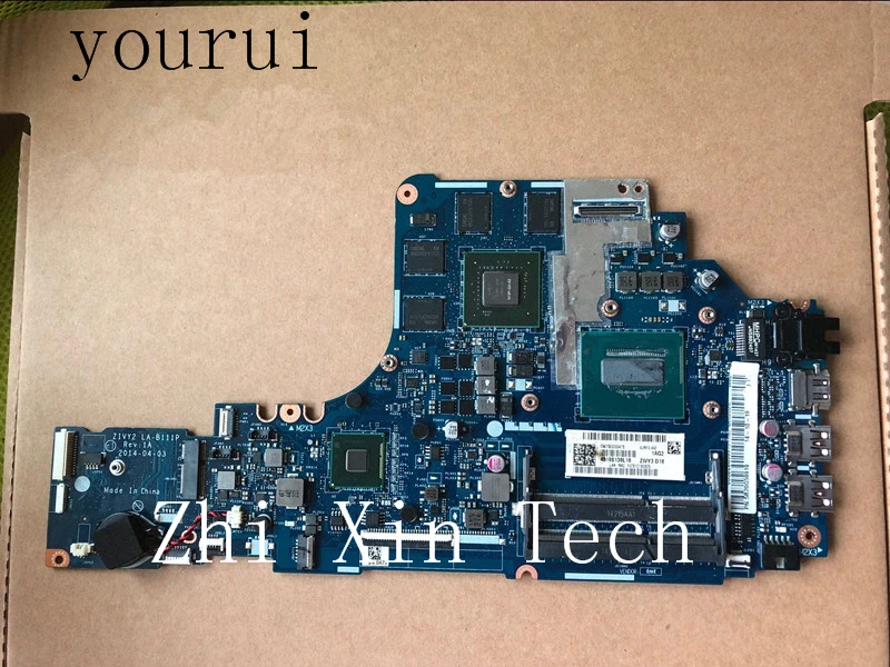 

Yourui для Lenovo Y50-70 материнская плата портативного компьютера с i5-4200U процессор ZIVY2 LA-B111P протестировать все функции 100%