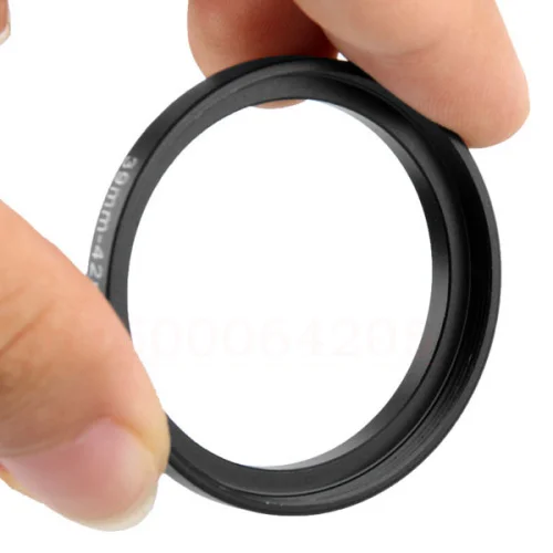 2PCS 39-42 mm BLACK Aluminum selling 39mm-42mm 39 to 42 Step Up Ring Lens Filter Adapter