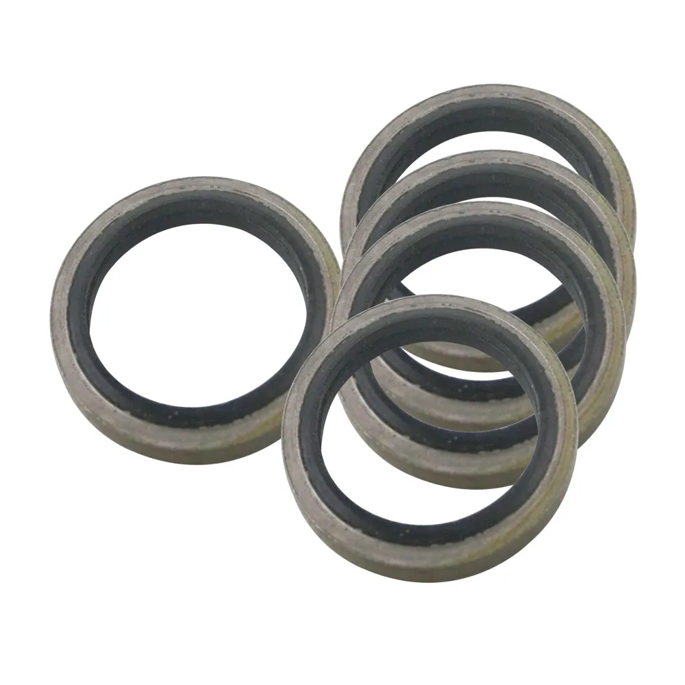 18/20/22/24/26mm Combined Sealing Washer Metal Rubber Compound Bonded Washer Fit M18/M20/M22/M24 Oil Drain Plug Gasket Ring