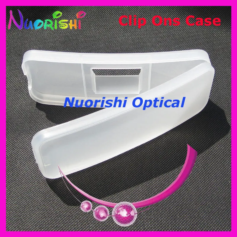 10pcs Clip On Case Sunglasses Polarized Clip On Plastic Hard Case 147x55x24mm CPCS