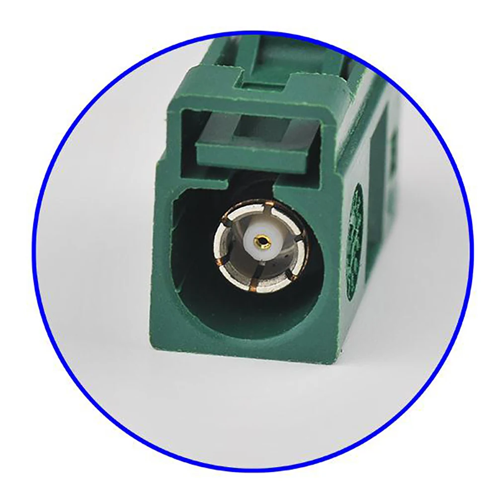 Superbat-Conector de Antena de Carro, Fakra E Verde, Feminino Crimp, TV1, OME, RG316,RG174,LMR100 Cabo, 10pcs