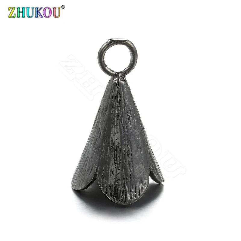 16*26mm Lucky Bell Women\'s Charms Cubic Zirconia Spacer Beads DIY Jewelry Bracelet Necklace Making,Model:PD3