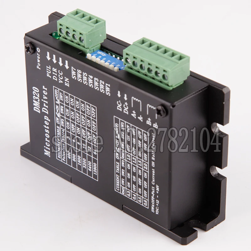 Imagem -04 - Stepper Motor Driver Motor Microstep Motor dc sem Escova para 28 35 42 Motor de Passo Nema17 2h320 Dm320
