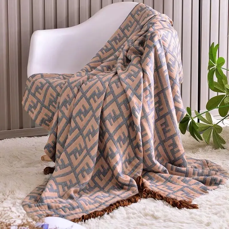 New Flannel Fleece Blanket Thick Soft Travel Blankets Office sofa nap blanket cotton bamboo fiber bedding comforter summer quilt