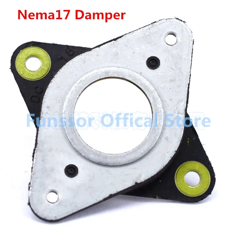 Funssor 5pcs/lot   NEMA 17 Metal & Rubber Stepper Motor Vibration Dampers Imported genuine  42 stepper motor shock absorber