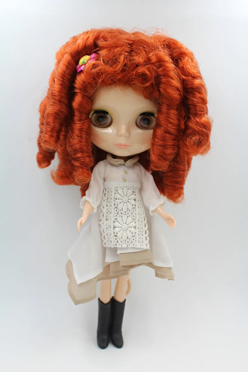 

Кукла Blygirl, шоколадные волосы, кукла Blythe, с возможностью изменения макияжа