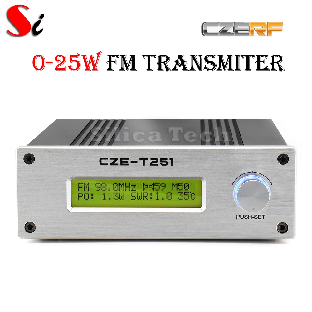 รีวิว CZE-T251 ตัวส่งสัญญาณ FM แบบปรับได้ 0-25W สำหรับสถานีวิทยุสื่อสาร พร้อมพอร์ต NJ ที่ใช้งานได้จริงในชีวิตประจำวัน