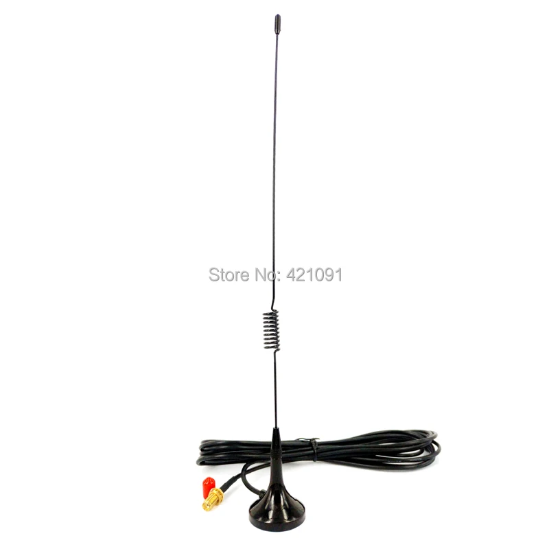 Antena do Baofeng samochodowy UHF/VHF BF-888S UV-5R/82/10R Kenwood TK-3107/3207/3217 Quansheng Walkie Talkie SMA-żeński podstawa magnetyczna