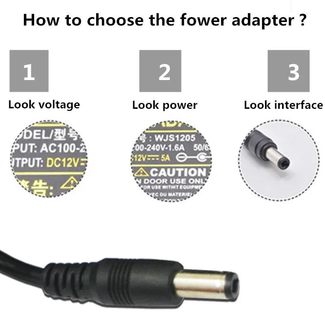 Universal power adapter Adjustable AC to DC 1V-24V 3V-12V 3V-24V 9V-24V display screen voltage Regulated supply adatpor 2A 3A 5A