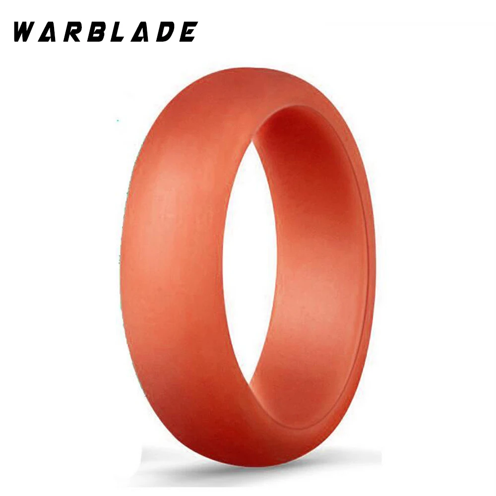 4-10 Size Food Grade FDA Silicone Finger Ring 5.7mm Hypoallergenic Crossfit Flexible Sports Rubber Rings For Men Women 7pcs/set