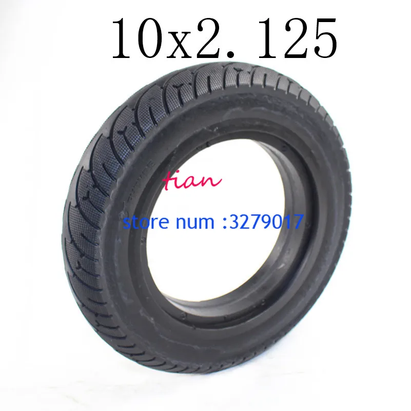 10x2.125 solid front tires suitable for electric scooter accessories 10x2.0 10x2.125 10x2.50 front wheel replacement