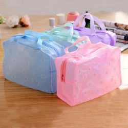 Cute waterproof makeup bag Essential transparent waterproof makeup bag wash bath bag waterproof bag 1pcs