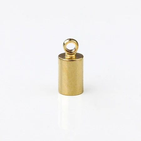 

2000pcs jewelry finding Metal End caps for laether cord crimp end cap chain end 5*10mm